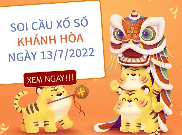 Soi cầu KQ xổ số Khánh Hòa ngày 13/7/2022 thứ 4 hôm nay