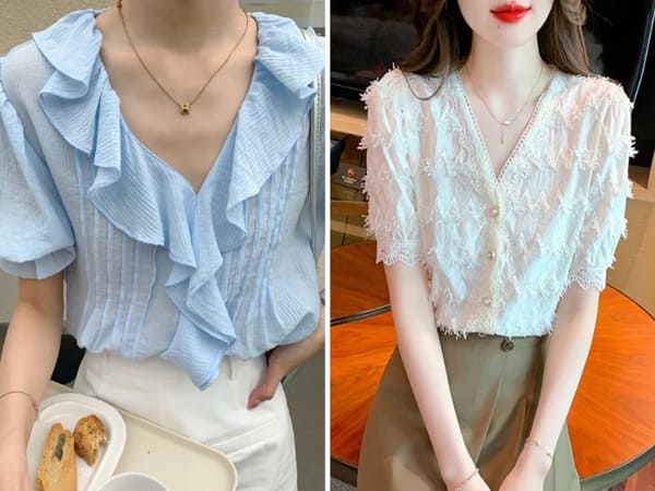 Các kiểu áo voan tay lỡ – thanh lịch và thời thượng
