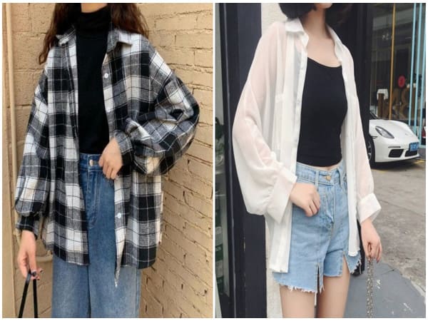Những cách phối đồ với áo sơ mi khoác ngoài đầy cá tính